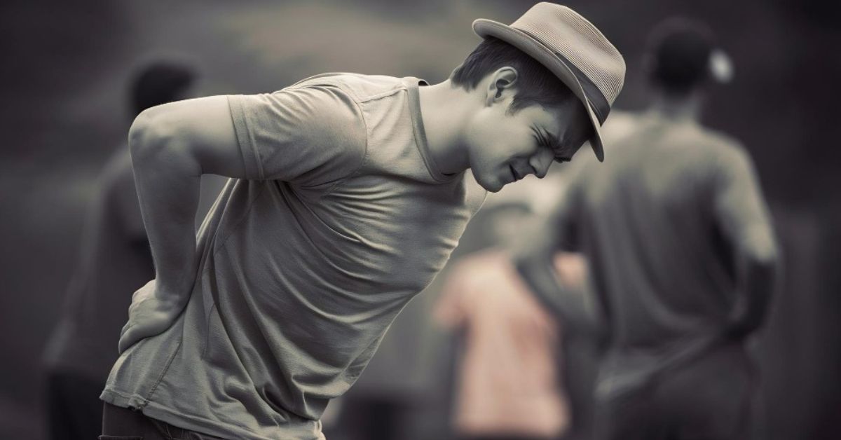 slip disc treatment in indore showing lower back pain radiating to legs and nerve compression